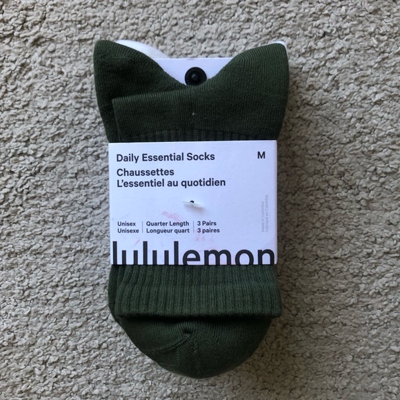 lululemon athletica Accessories - lululemon- Daily Essential Socks.3 Pack. NWT.
